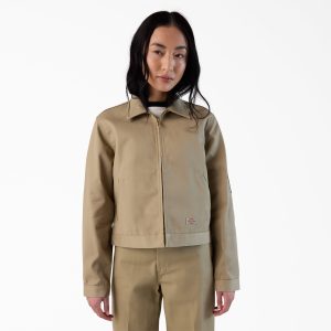 Women's Unlined Cropped Eisenhower Jacket