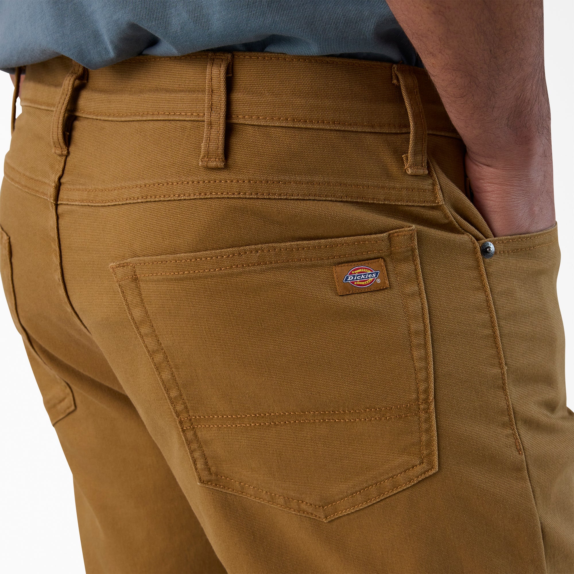 FLEX 5-Pocket Duck Canvas Shorts. 11 - Image 5