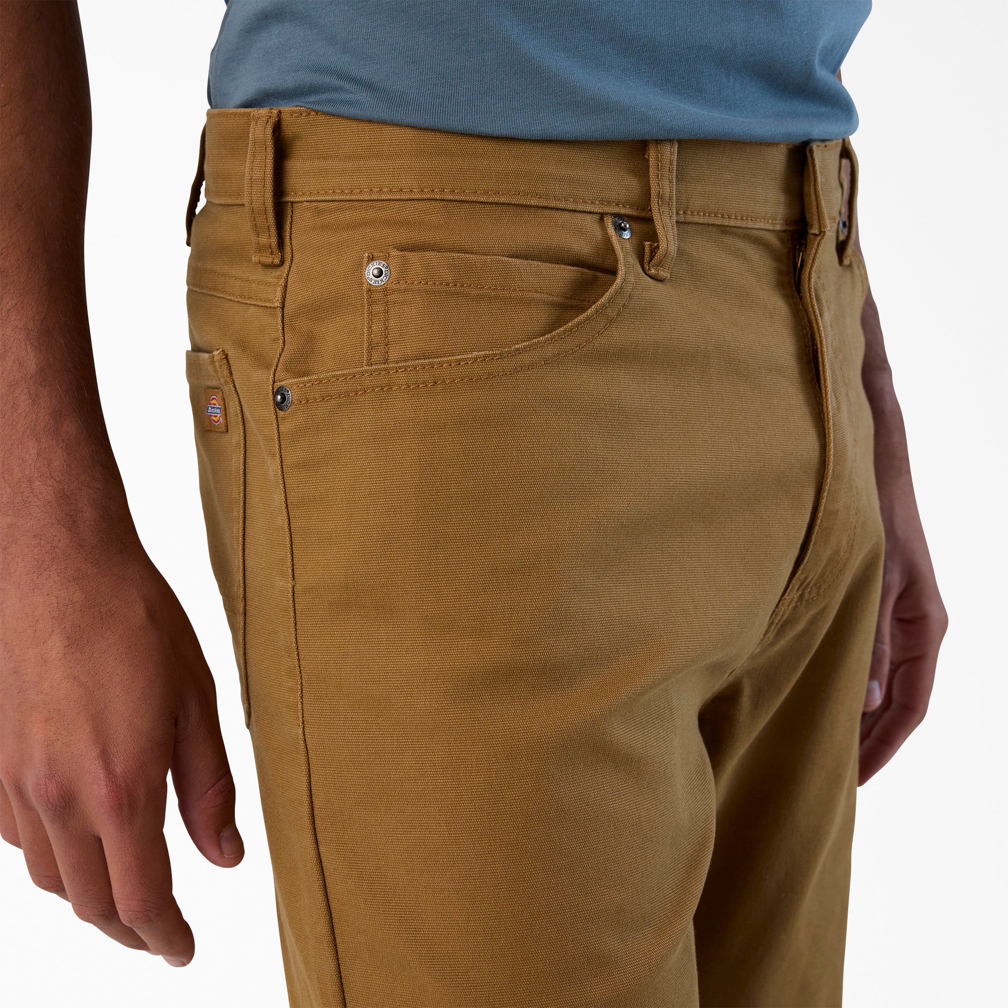 FLEX 5-Pocket Duck Canvas Shorts. 11 - Image 6