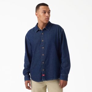 Lightweight Long Sleeve Denim Shirt
