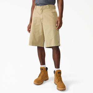 Worn In Loose Work Shorts. 13