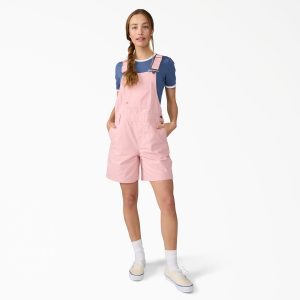 Women's Relaxed Fit Bib Shortalls. 7