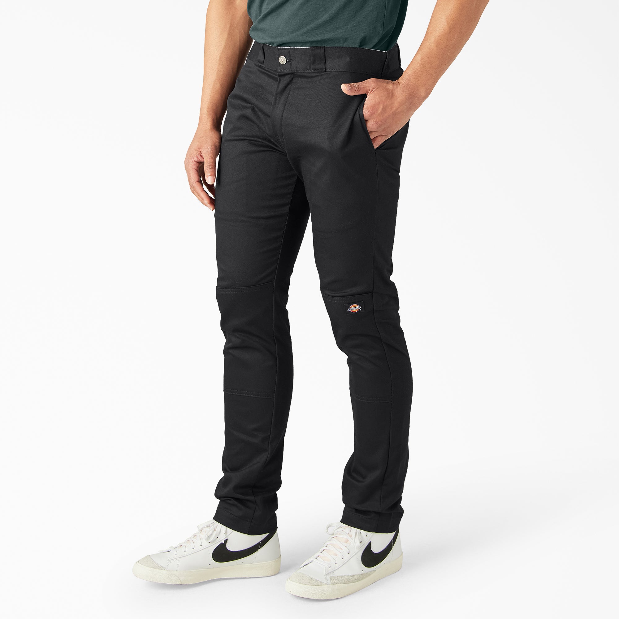 FLEX Skinny Fit Double Knee Work Pants - Image 3