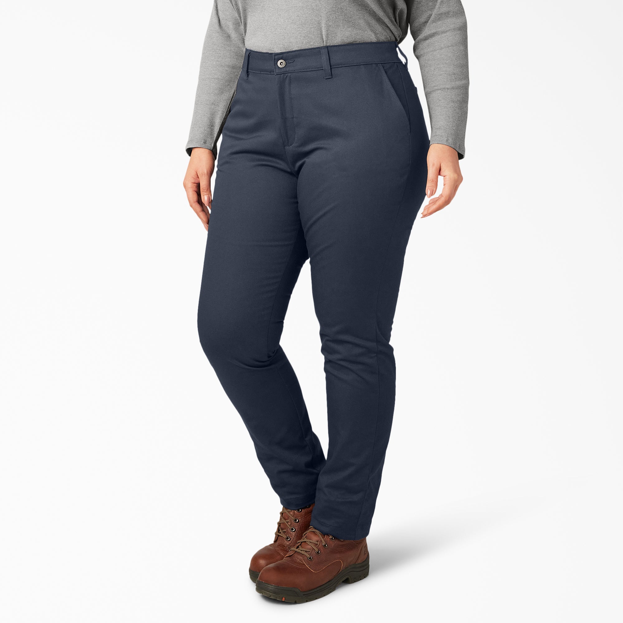 Women's Plus Mid Rise Skinny Leg Pants - Image 3
