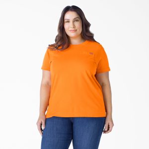Women's Plus Heavyweight Short Sleeve Pocket T-Shirt