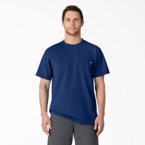 Heavyweight Heathered Short Sleeve Pocket T-Shirt