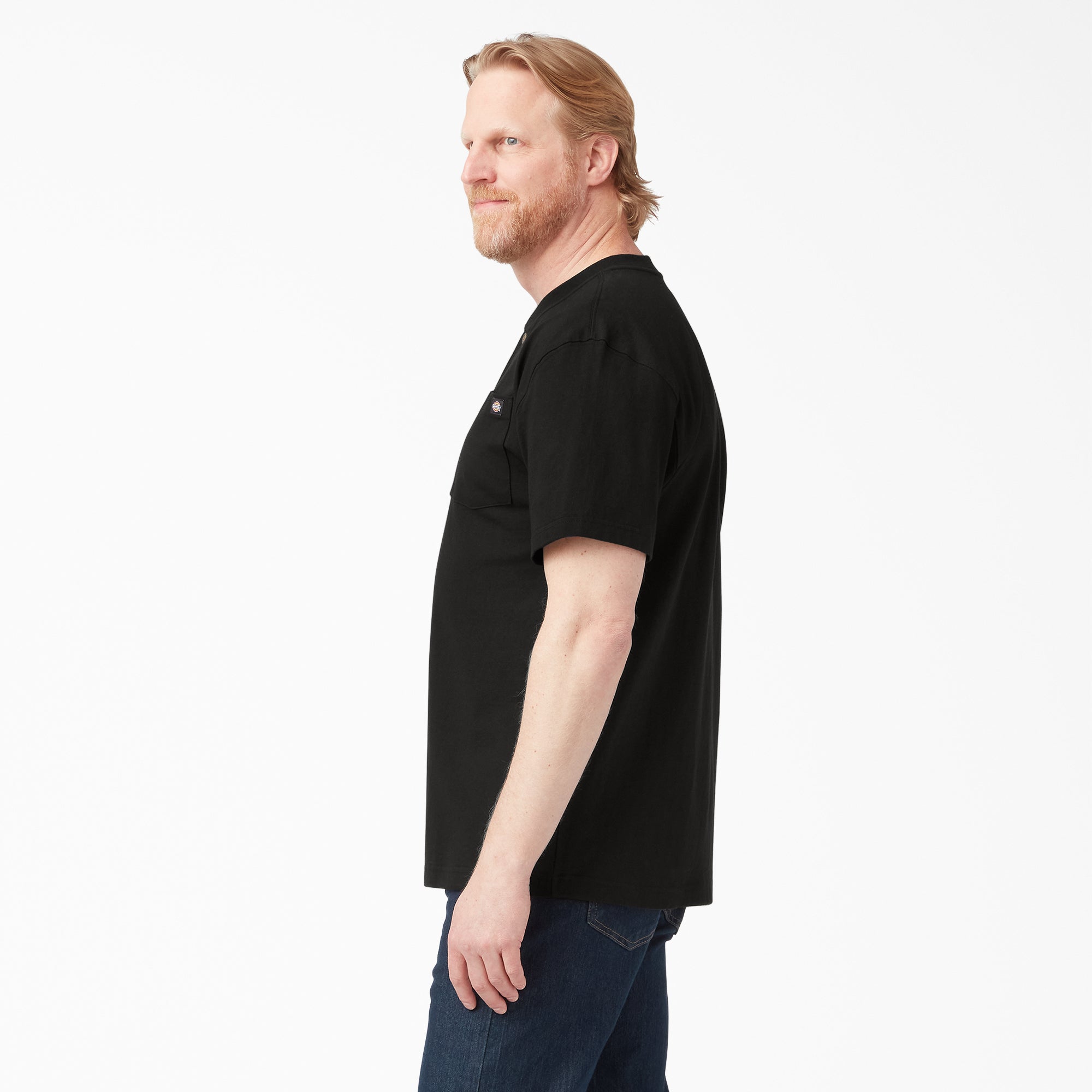 Heavyweight Short Sleeve Henley T-Shirt - Image 3